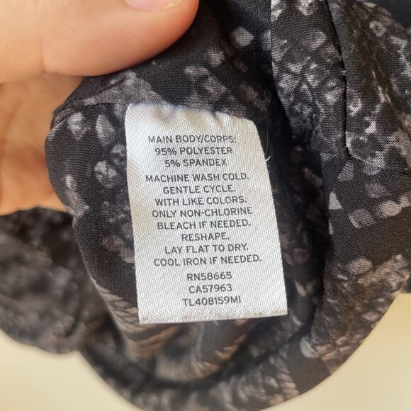 Leith Tank Top Womens Size XL Snakeskin Square Neck From Nordstrom - Picture 5 of 7